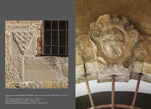 Citta' Alta e Colli - Porta Torre dei Sanici e stemma Arrigoni